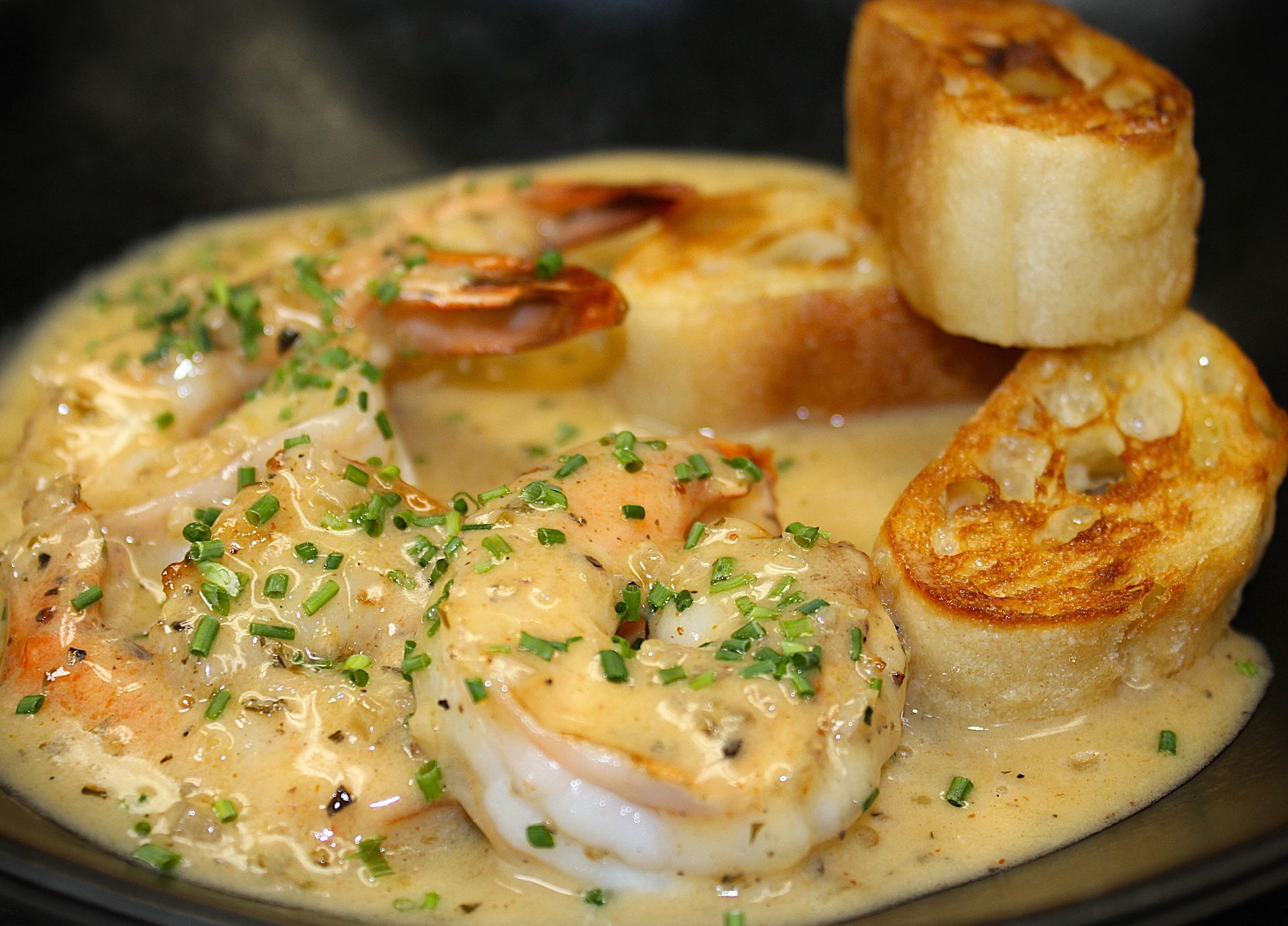 New Orleans barbecue shrimp at Truffles