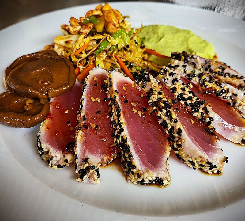 Seared ahi tuna at Truffles